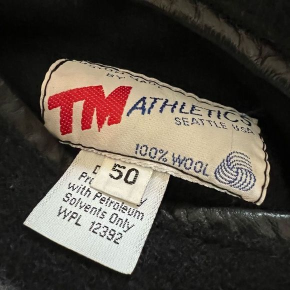 VTG TM Athletics PLU Varisty Letterman Jacket 50 - Picture 5 of 5